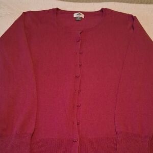 Old Navy Women's Cardigan in Deep Plum Size XL
